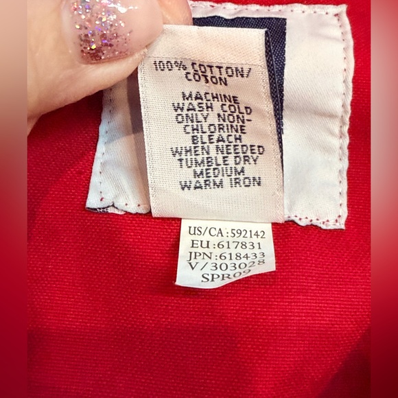 GAP Red Double Breasted Coat Jacket Women’s Size M - Picture 8 of 14